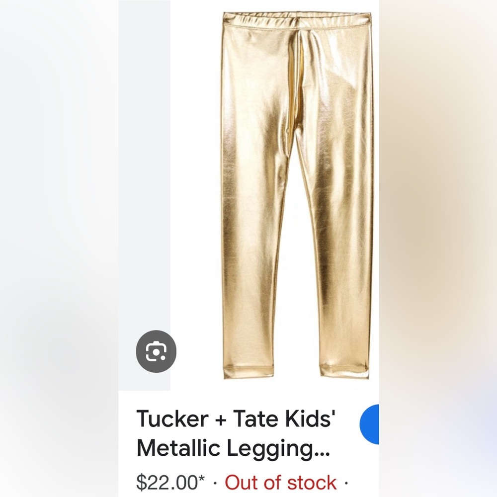 3 pair!! Tucker + Tate metallic leggings